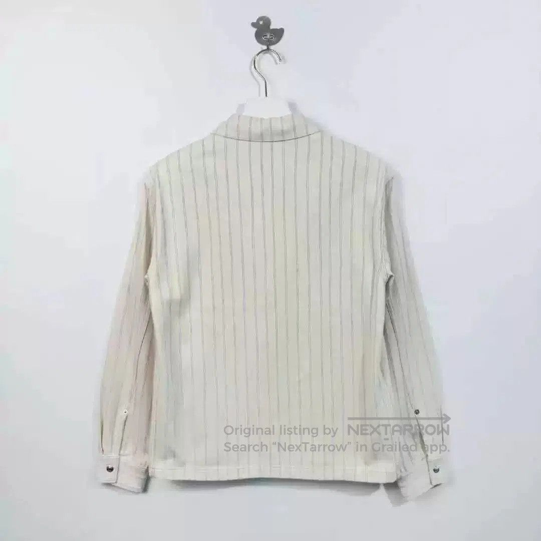 Dior dior striped logo denim jacket. Size US M / EU 48-50 / 2 - 2 Thumbnail