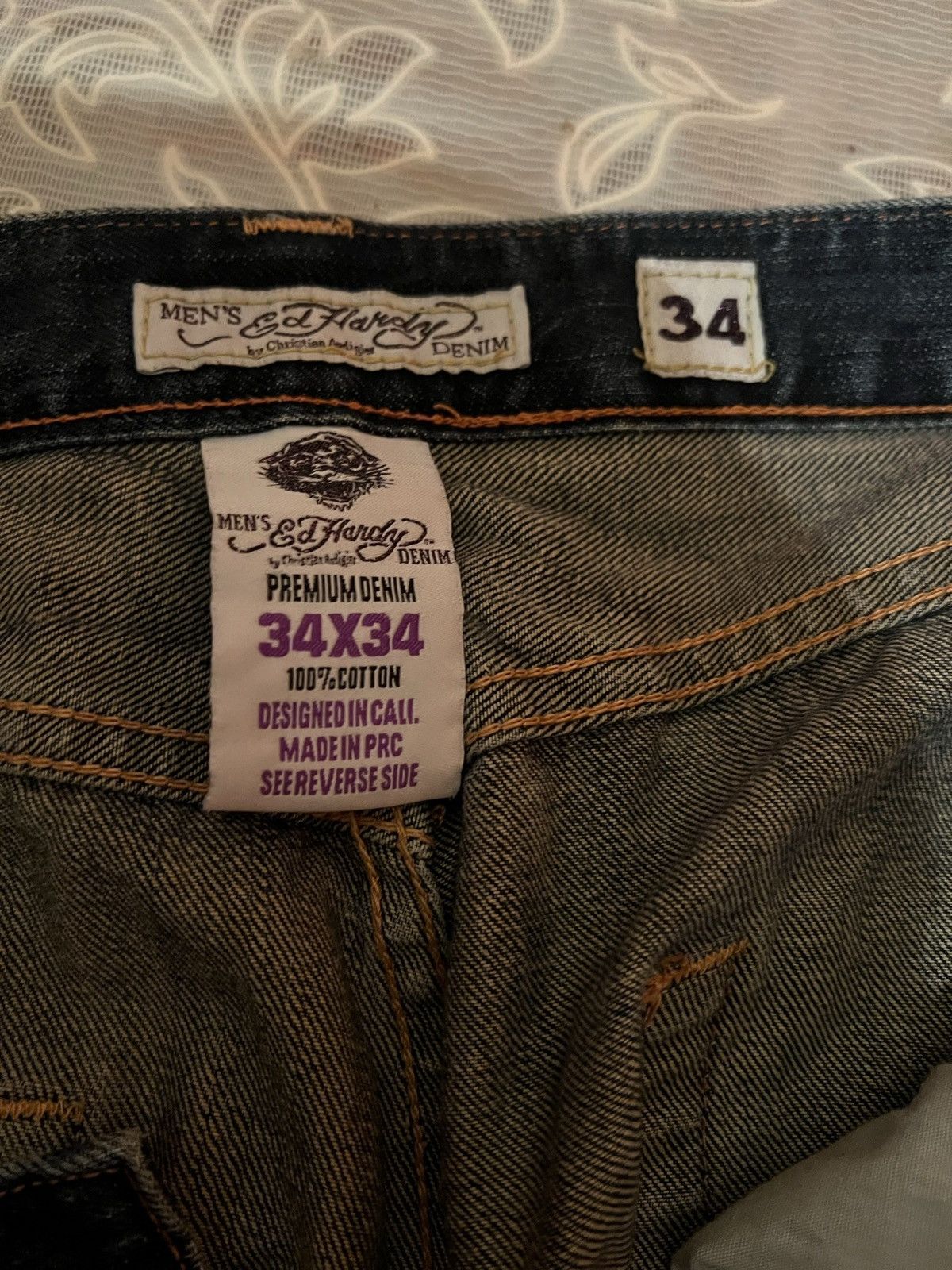 Designer Ed hardy Denim Size US 34 / EU 50 - 5 Thumbnail