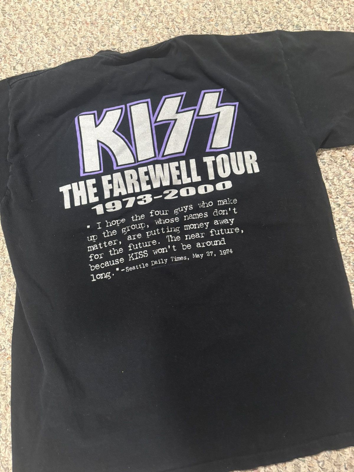 Other Kiss The Farewell Tour Vintage Band Tee Size US L / EU 52-54 / 3 - 5 Thumbnail