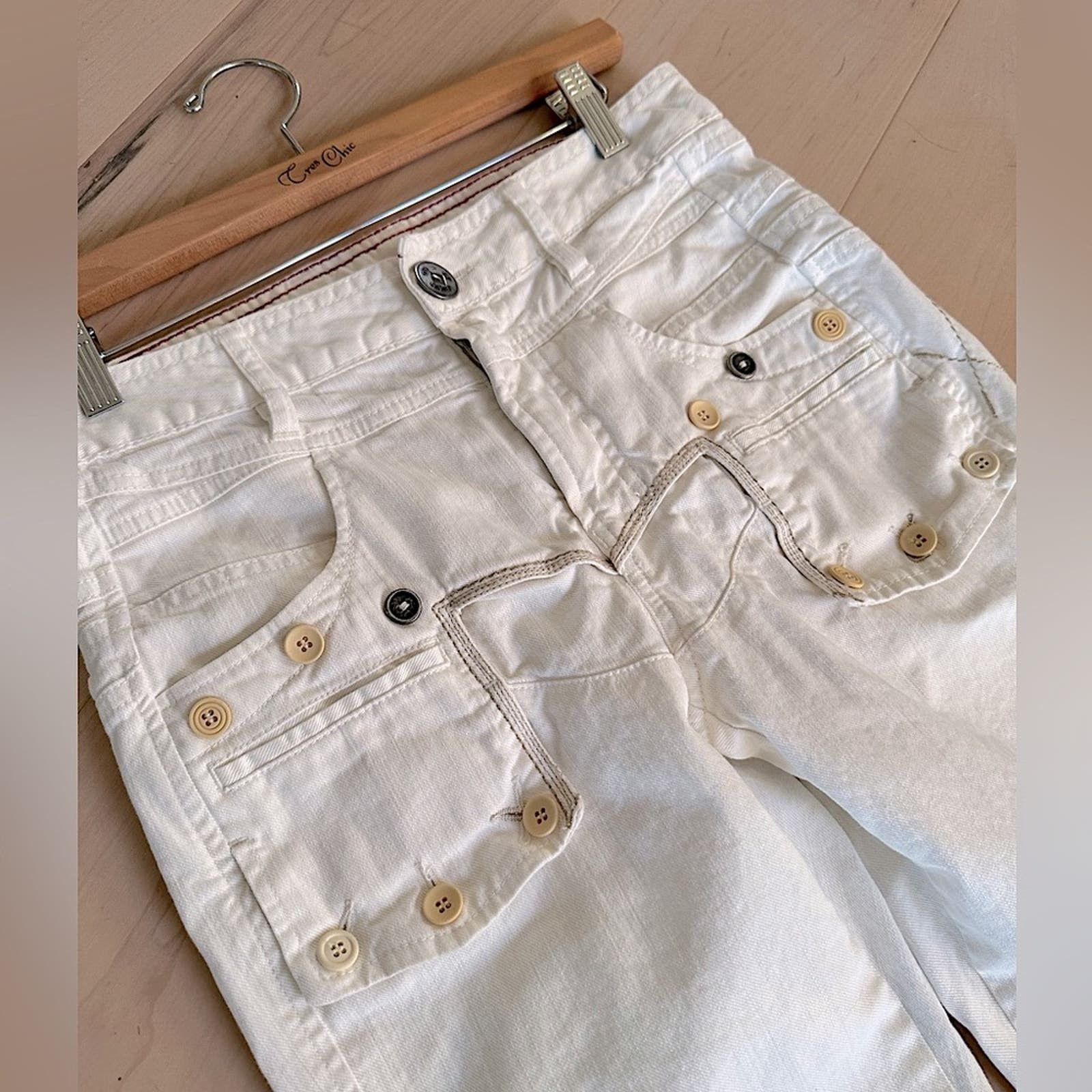 Escarpins Marithé François Girbaud - Gris Argenté - Taille 37/38 - Cuir - Occasion En Bon état