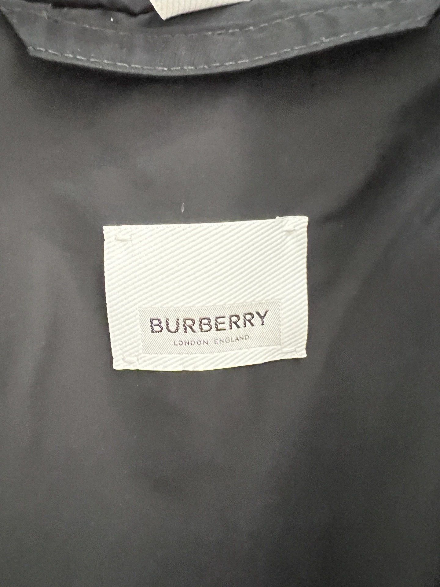 Burberry Burberry Pre-Owned Black Logo Hooded Trench 38 Size XS / US 0-2 / IT 36-38 - 3 Thumbnail