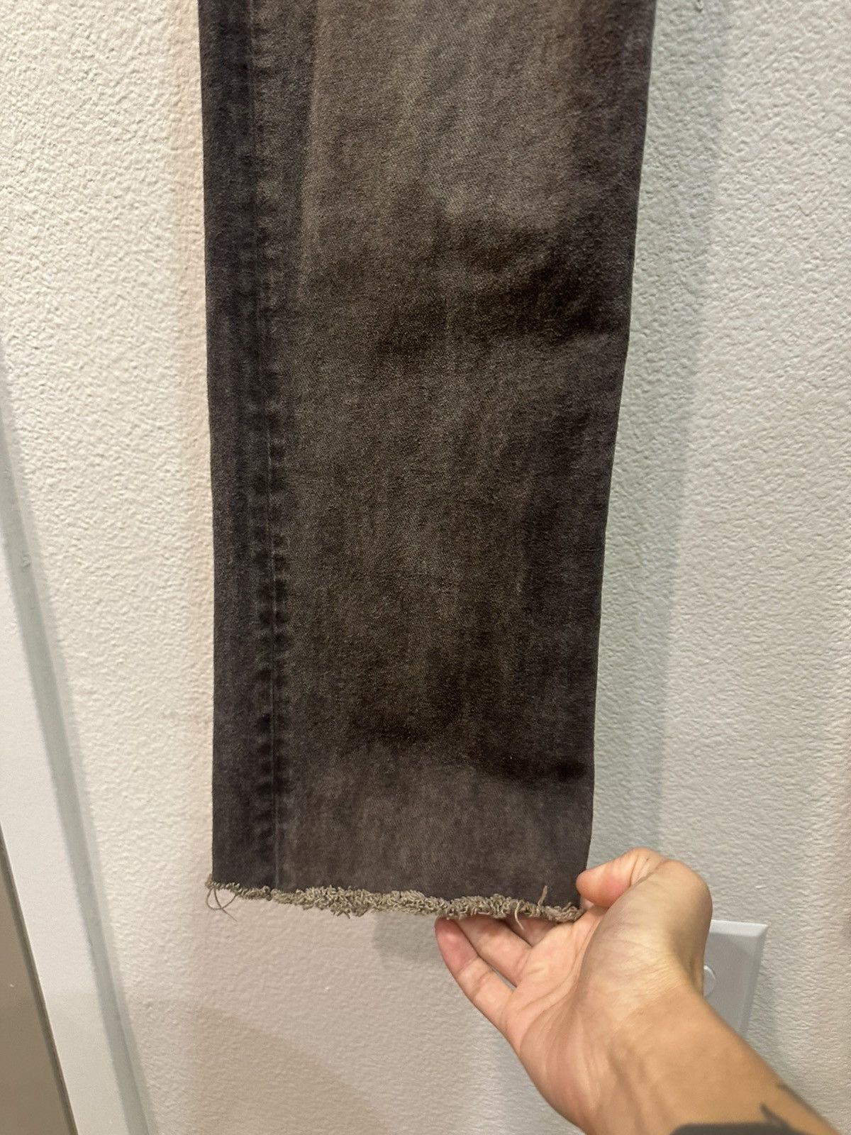 Rick Owens Bitter Washed Detroit Moleskin Jeans 32 Size US 32 / EU 48 - 3 Thumbnail