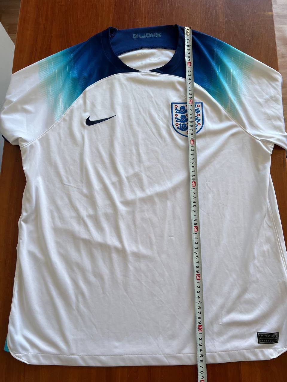 Nike 2022/23 ENGLAND TEAM HOME SOCCER JERSEY FOOTBALL SHIRT RARE Size US XL / EU 56 / 4 - 14 Thumbnail