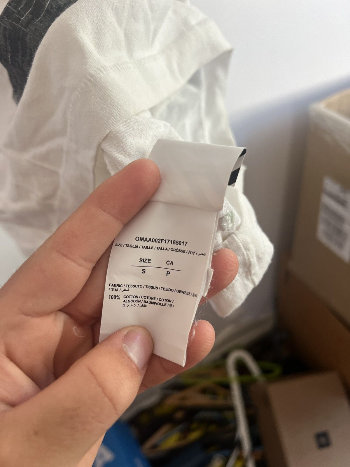 Off-White Off white Seeing Things Arrow Logo TEE Size US M / EU 48-50 / 2 - 10 Thumbnail