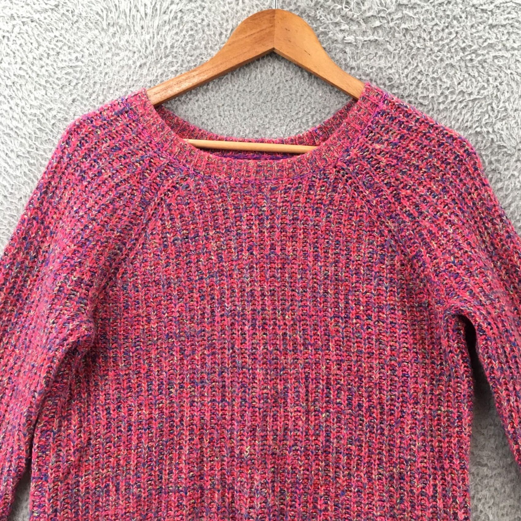 Abercrombie & Fitch Abercrombie & Fitch Pullover Sweater Womens M Multicolor Wool Blend Crew Knitted Size M / US 6-8 / IT 42-44 - 2 Thumbnail