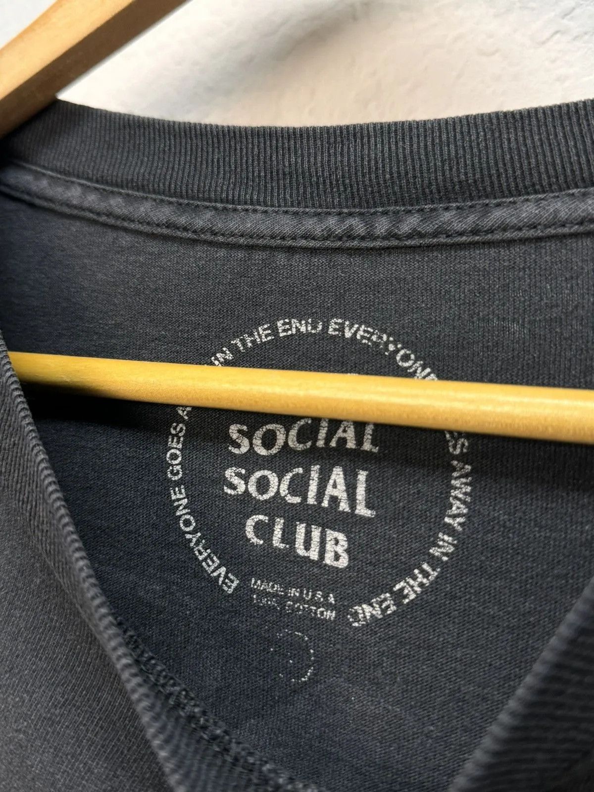 Anti Social Social Club 👉 Anti Social Social Club White Tee Vintage Y2K Size US M / EU 48-50 / 2 - 8 Thumbnail