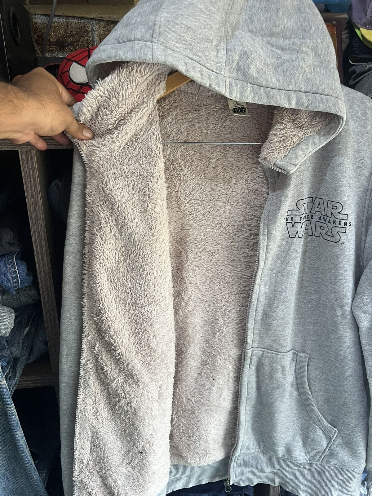 Star Wars 🔥Uniqlo Star Wars Faux Fur Zipper Hoodies Size US M / EU 48-50 / 2 - 11 Thumbnail