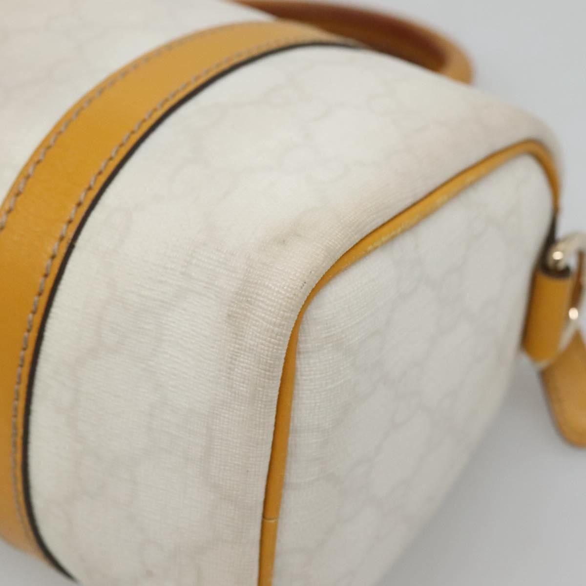 Gucci GUCCI GG Supreme Hand Bag Pvc White Gold Size ONE SIZE - 12 Thumbnail