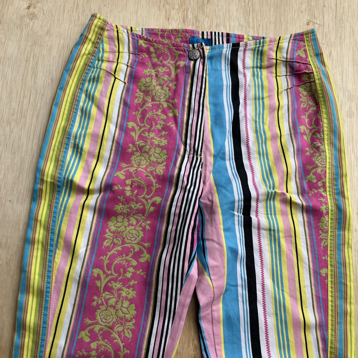 Christian Lacroix CHRISTIAN LACROIX MULTI COLOUR CASUAL PANTS Size 28" / US 6 / IT 42 - 2 Thumbnail