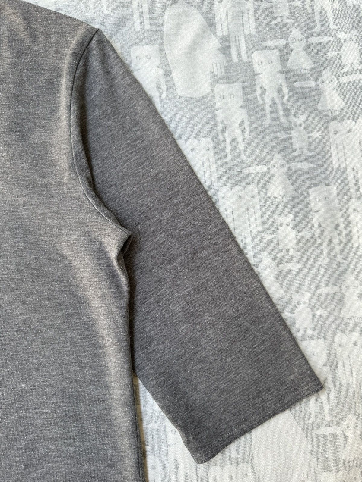 Raf Simons Raf Simons AW97 Blank Heather Grey Baseball Tee-Shirt Size US M / EU 48-50 / 2 - 5 Thumbnail