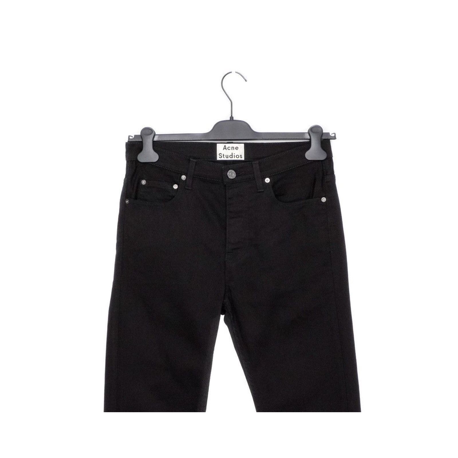 Acne Studios Town Stay Cash Black Denim Jean Pants
