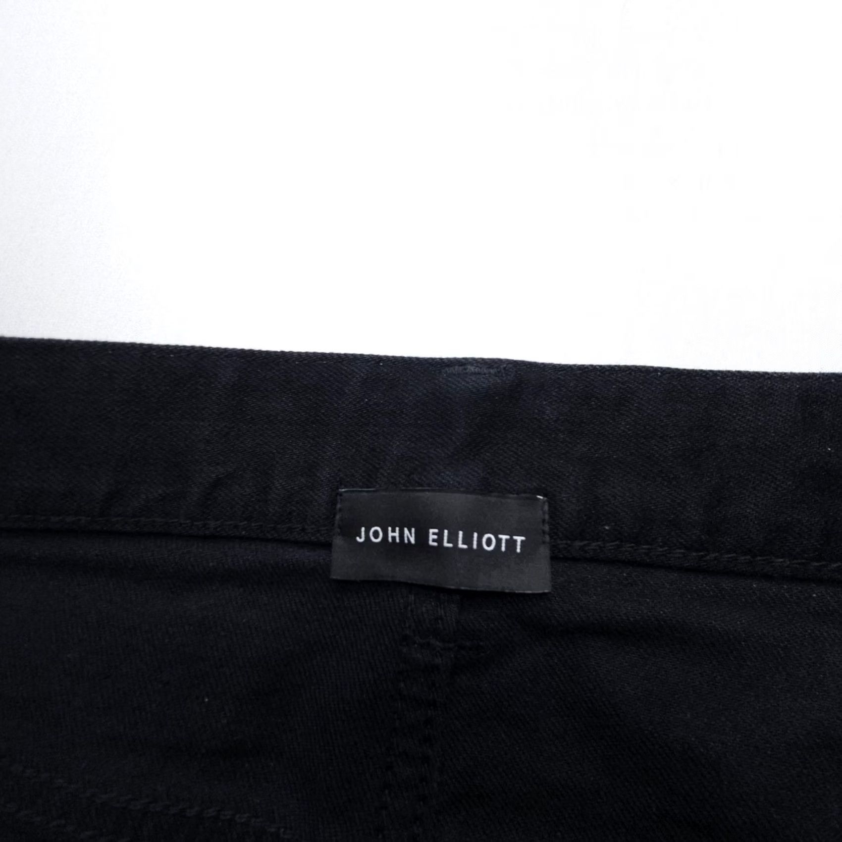 John Elliott John Elliott Jeans The Cast 2 Mens Slim Taper 33 x 30 Black Low Rise Denim Japan Made Jeans Size US 33 - 6 Thumbnail