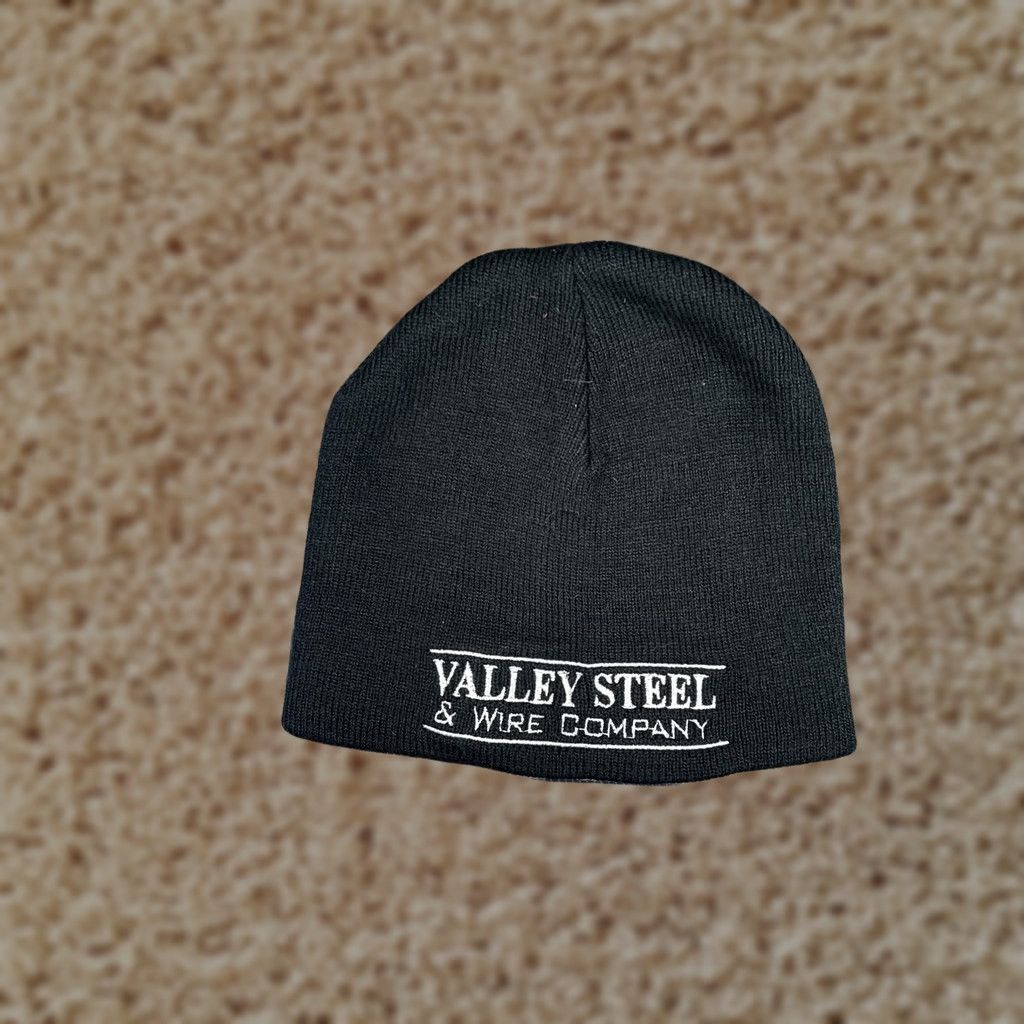 Port & Company Port & Company Hat Beanie Mens One Size Black Valley Steel Wire Company Winter Size ONE SIZE - 1 Thumbnail