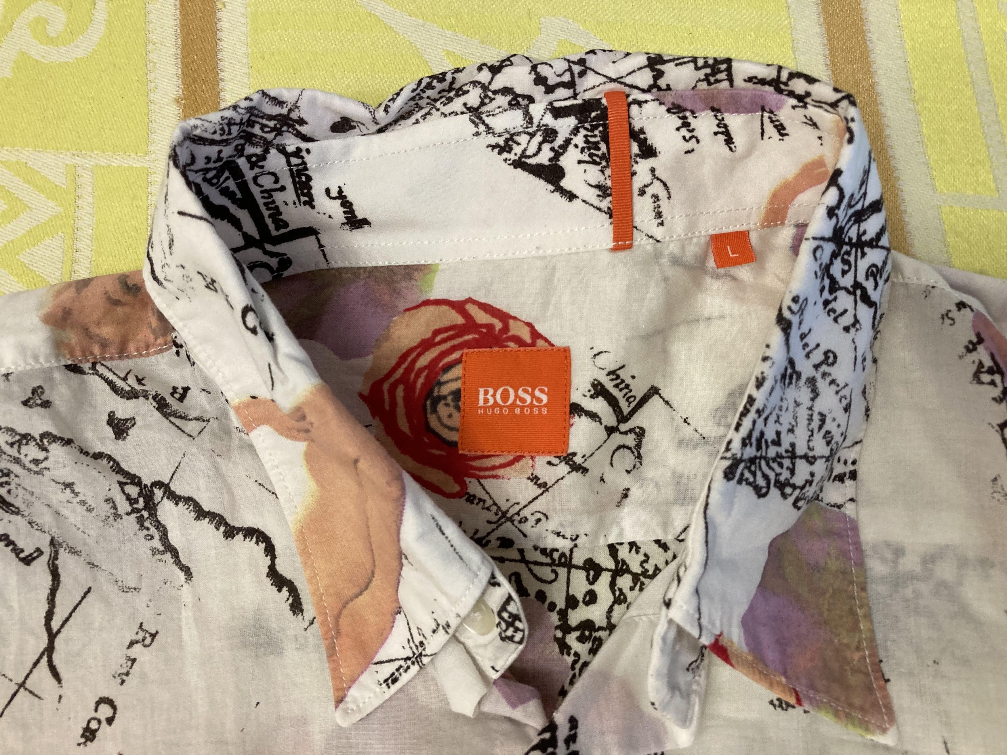 Hugo Boss Vintage Rare Boss Orange Hawaiian Girls shirt Size US L / EU 52-54 / 3 - 7 Thumbnail