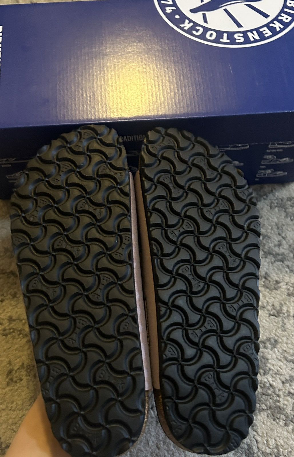 Birkenstock Birkenstock Arizona Birko-Flor Slide Sandal Faded Purple Size US 8 / IT 38 - 5 Thumbnail