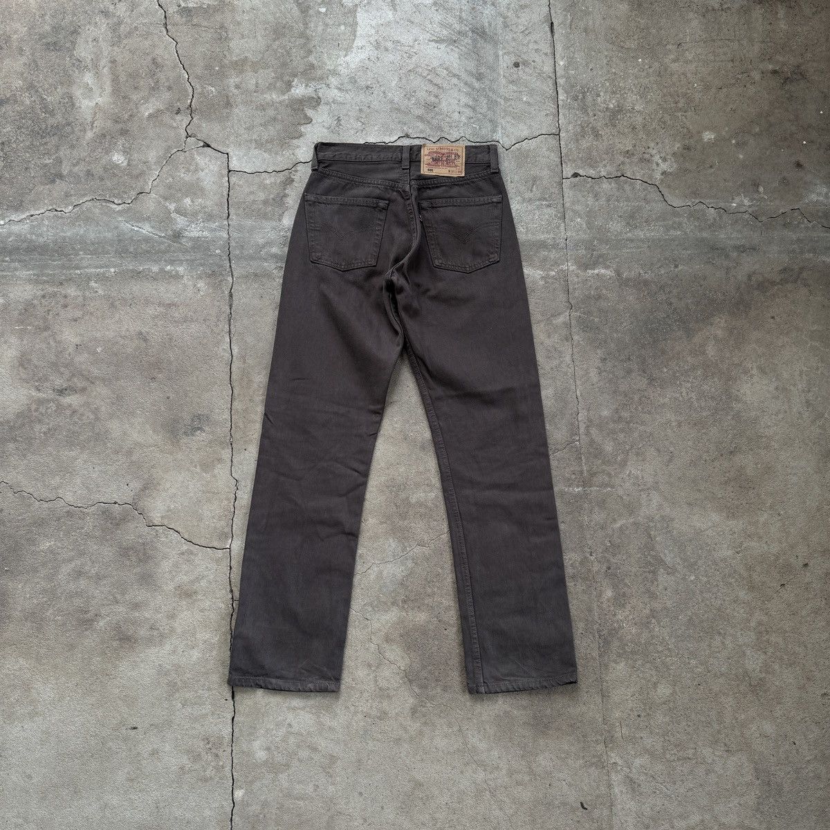 Levi's Vintage Levis 501 USA Brown Denim Size 27" / US 4 / IT 40 - 2 Thumbnail