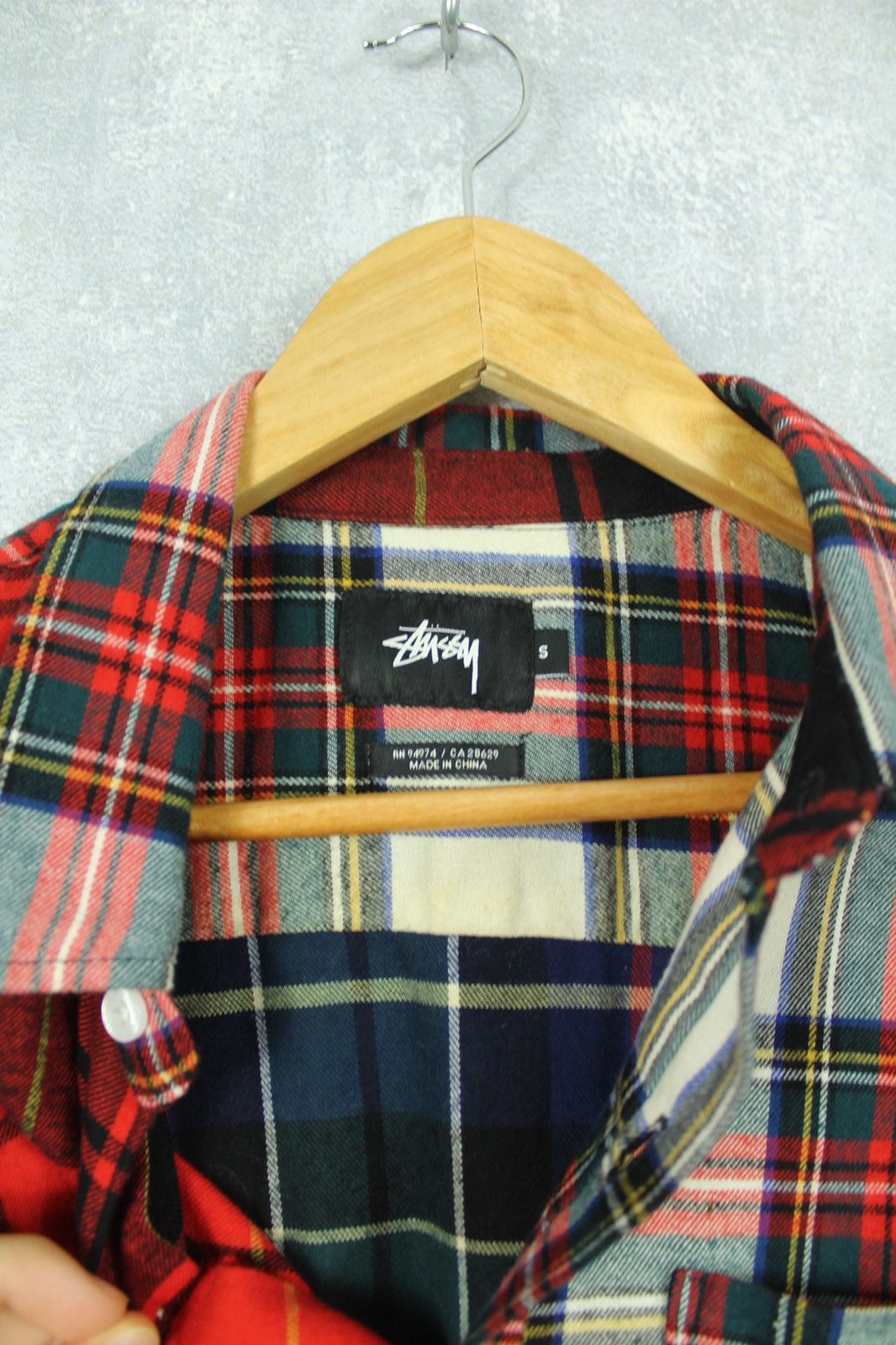 Stussy Vintage STUSSY Mix Plaid patchwork flannel S/M Size US S / EU 44-46 / 1 - 3 Thumbnail