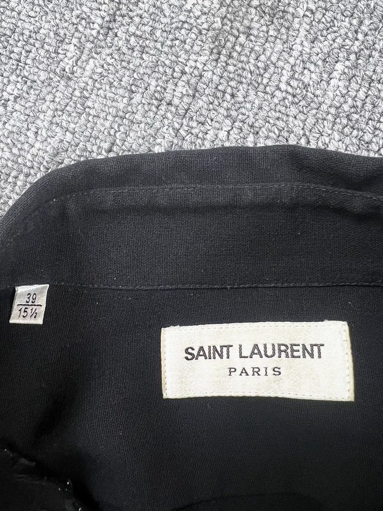Yves Saint Laurent Saint Laruent size 39 17 FW black scale rhinestone organ sh Size US M / EU 48-50 / 2 - 4 Thumbnail