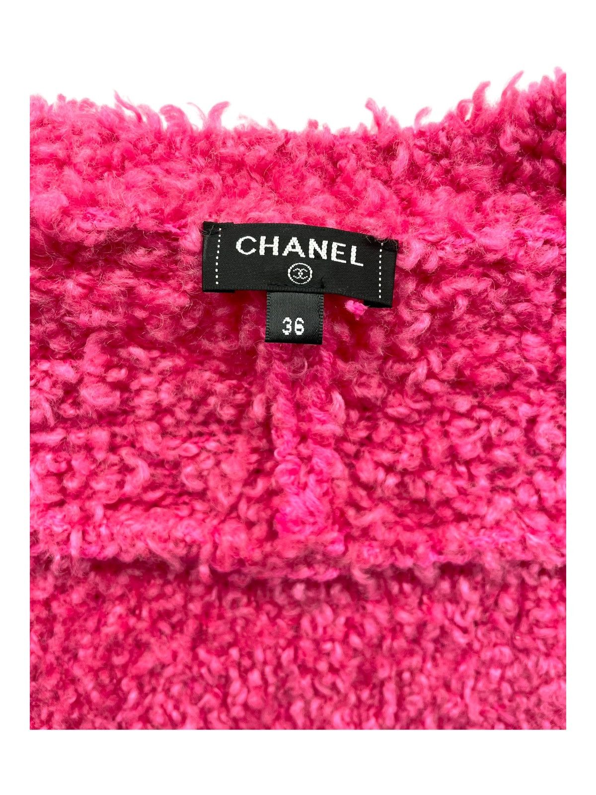 Chanel Chanel pink teddy sweater Size XS / US 0-2 / IT 36-38 - 4 Thumbnail