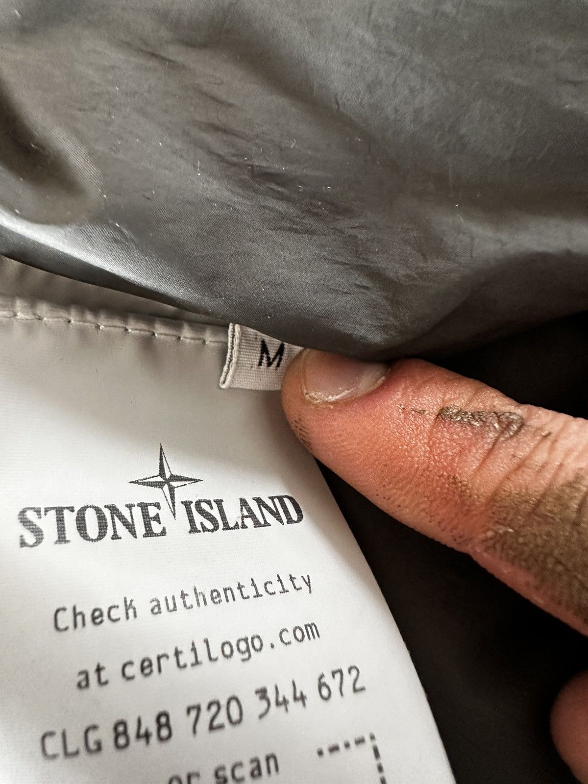 Stone Island STONE ISLAND PANAMA NYLON MIX DOWN JACKET SAGE Green Medium Size US M / EU 48-50 / 2 - 7 Thumbnail