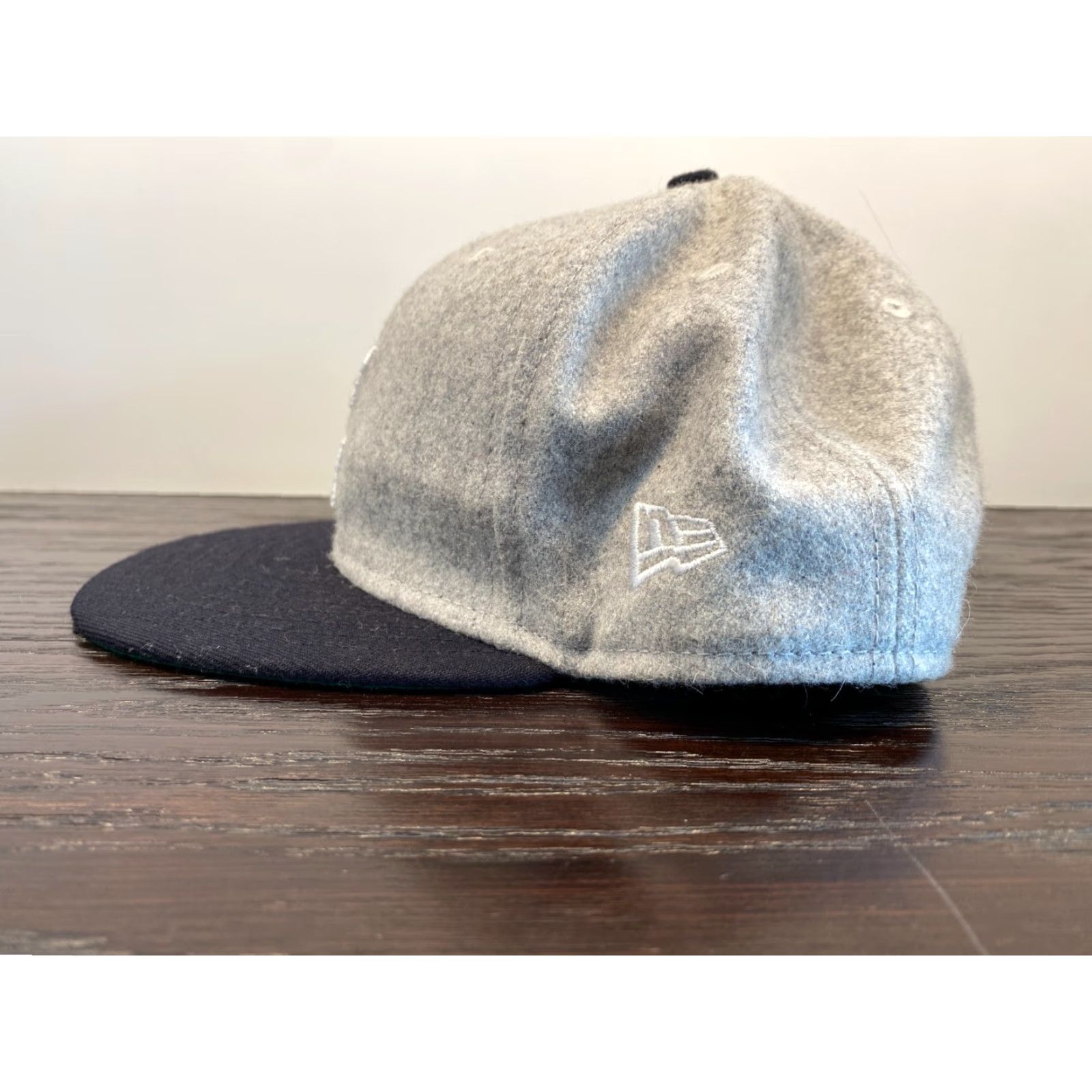 New Era Vintage Crooks Castles Baseball Cap Mens 7 1/4 Wool Blend Gray Casual Punk Retro 2010s Size ONE SIZE - 4 Thumbnail