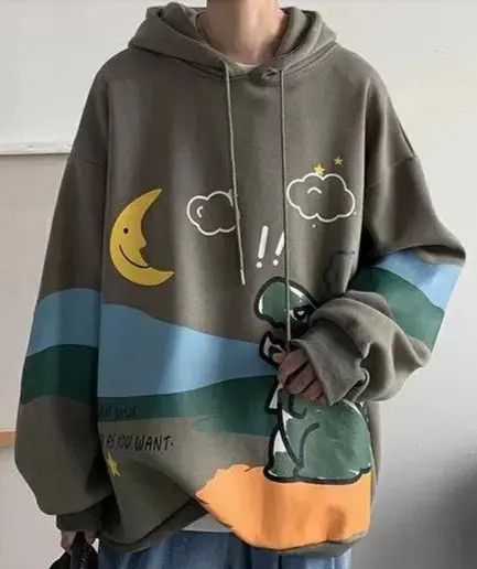 Cartoon Network × Japanese Brand Hype Cartoon Full Print Sweater Hoodies Jumper Sweatshirt Size US XXL / EU 58 / 5 - 4 Thumbnail