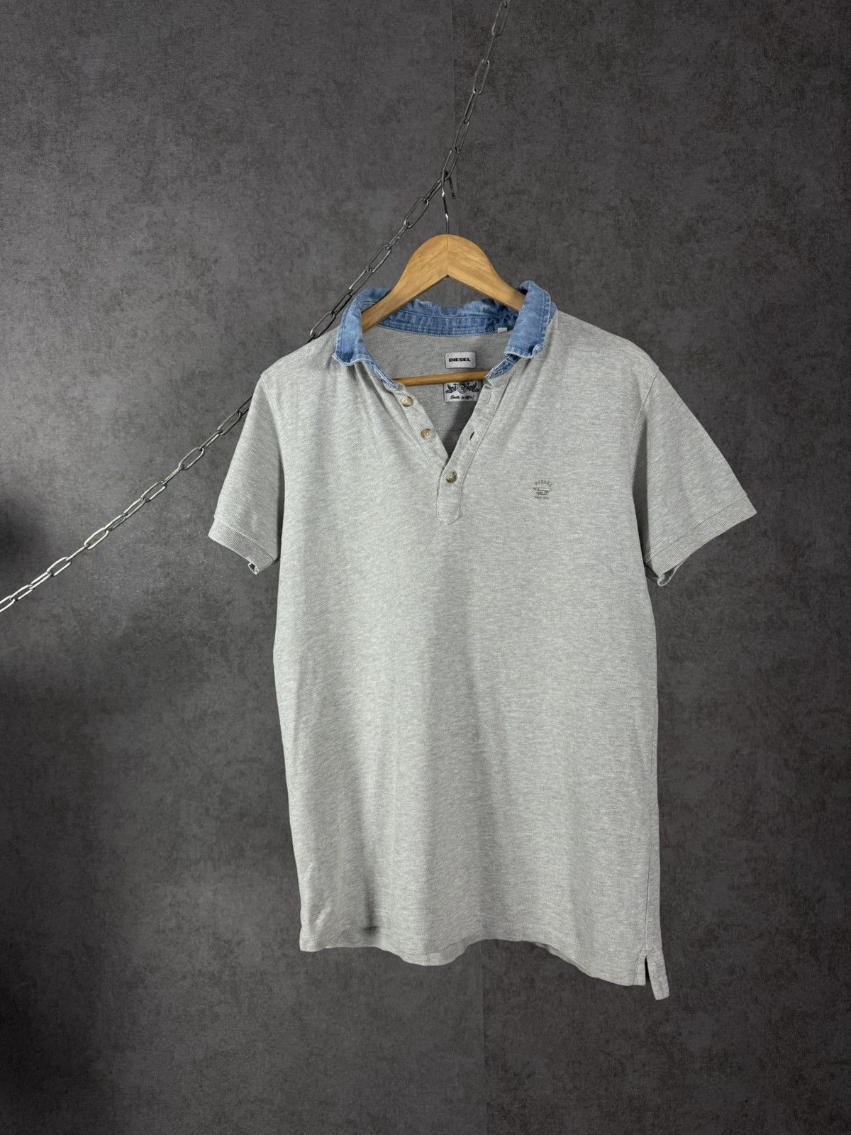 Diesel Diesel designer vintage polo tee Size US L / EU 52-54 / 3 - 1 Thumbnail