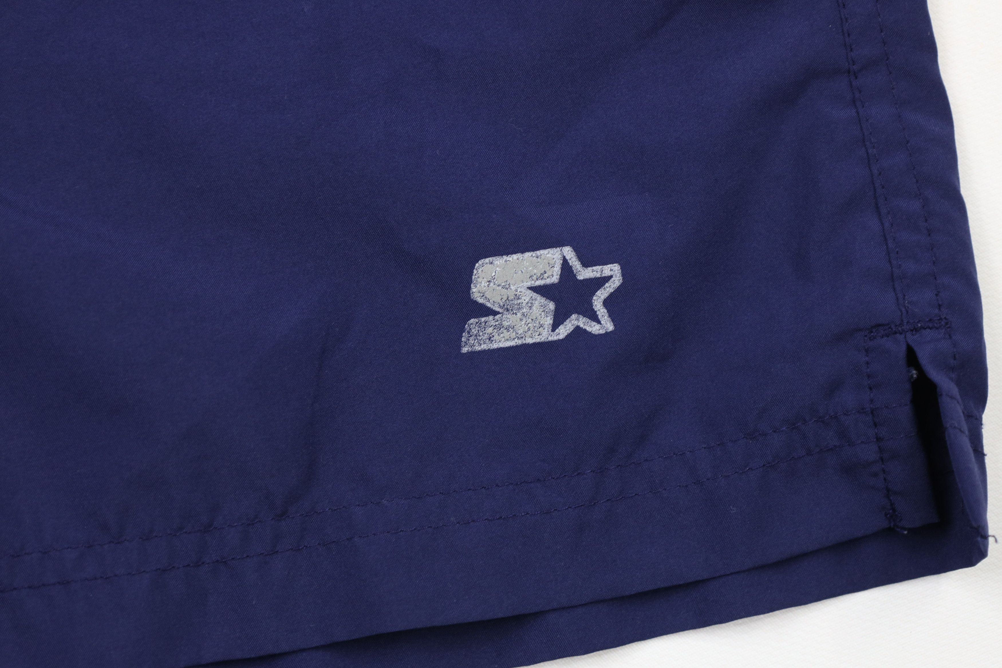 Starter × Vintage Vintage 90s Starter Reflective Logo Lined Above Knee Shorts Size US 34 / EU 50 - 5 Thumbnail