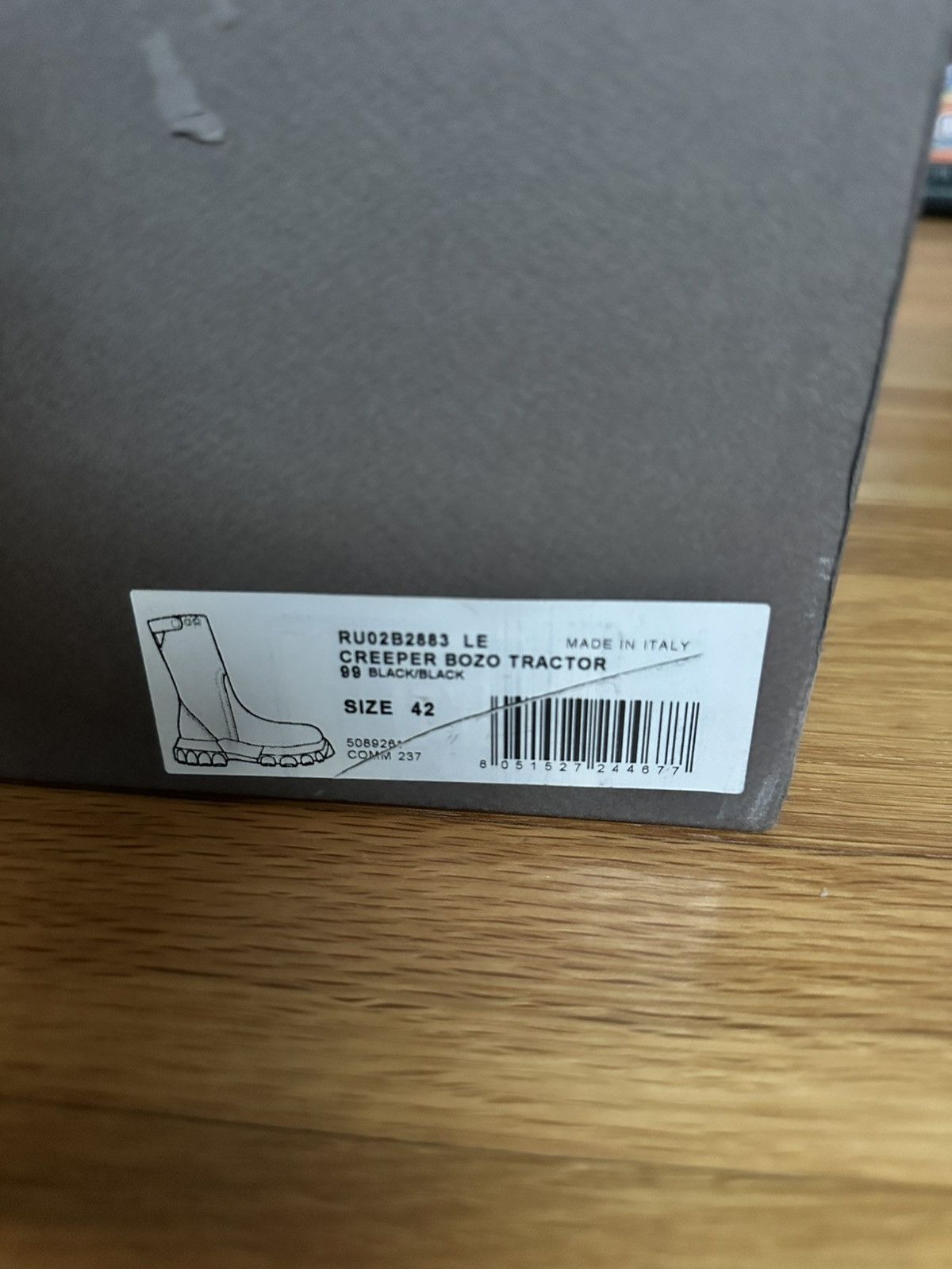 Rick Owens Rick Owens Creeper Bozo Tractor Boots Size US 9.5 / EU 42-43 - 7 Thumbnail