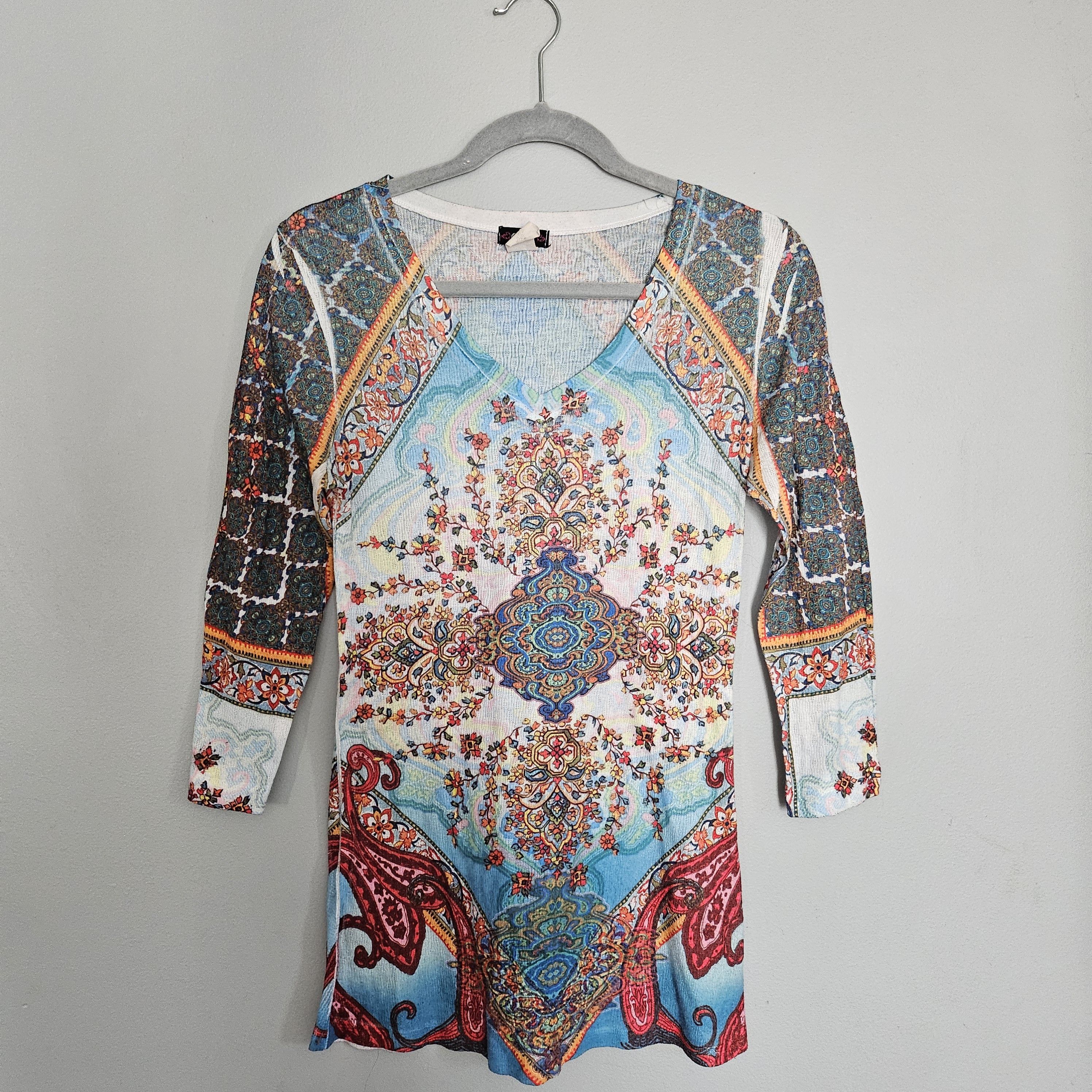Vintage Cocomo All Over Print Longsleeve size M Size M / US 6-8 / IT 42-44 - 1 Thumbnail