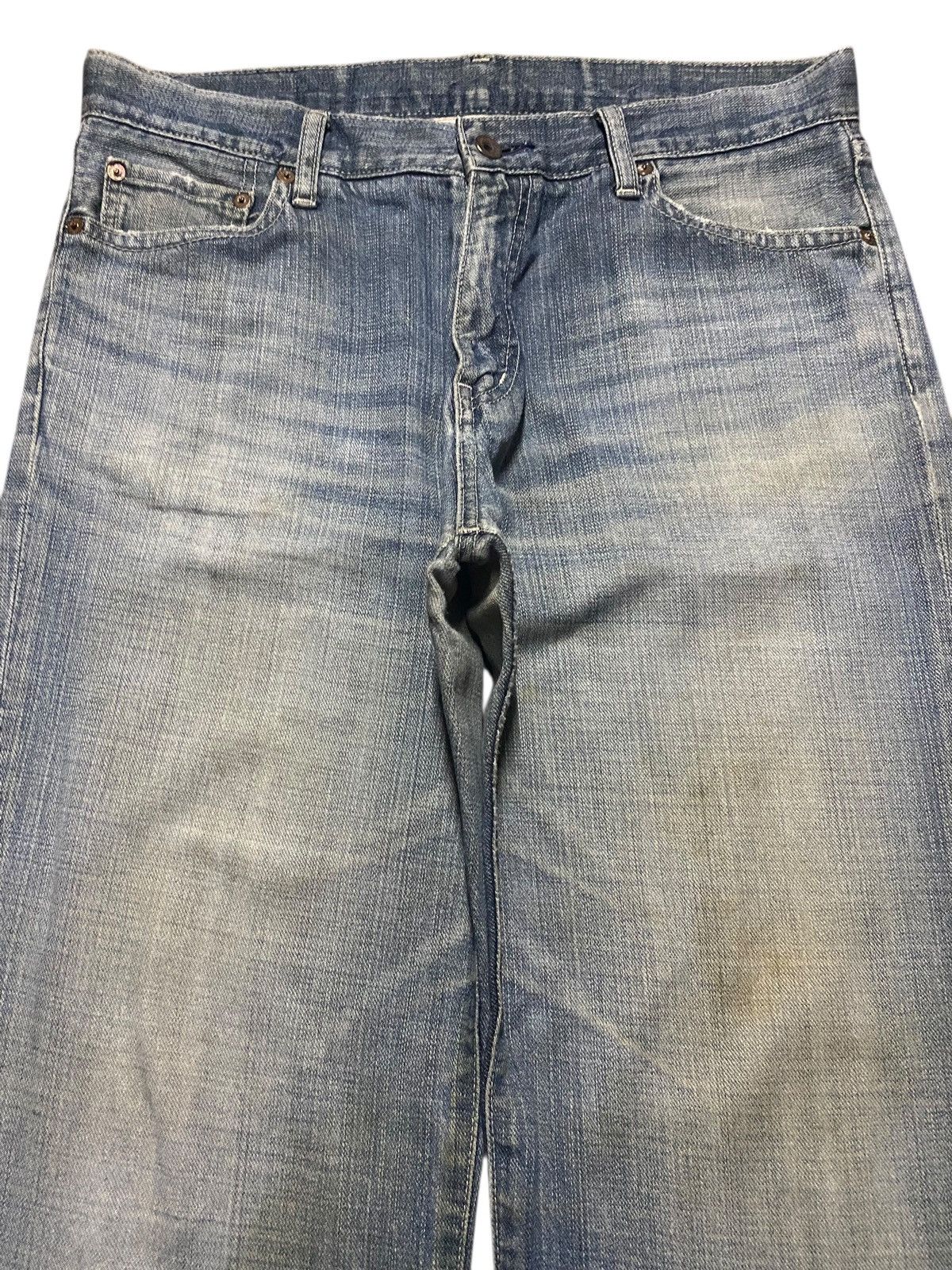 Uniqlo Japanese Brand Uniqlo S-002 Light Wash Loose Jeans Size US 34 / EU 50 - 3 Thumbnail