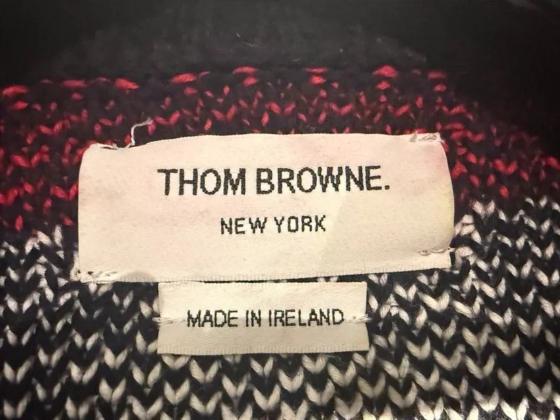 Thom Browne Thom browne Size 2 Rare Ocean Series Wool Sweater 2504-Nex Size M / US 6-8 / IT 42-44 - 4 Thumbnail