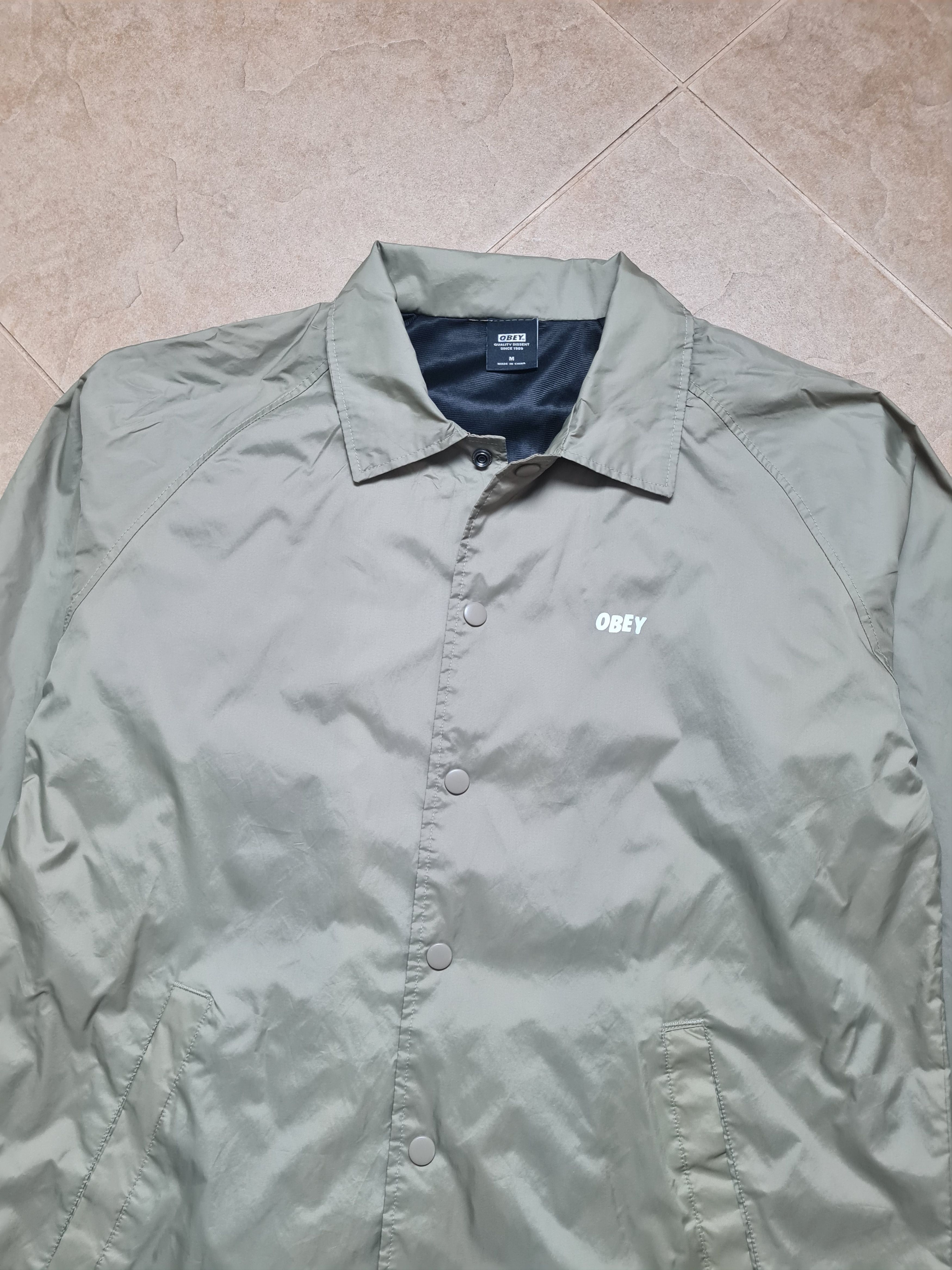 Obey Mens Jacket Rare Obey Coach Jacket Windbreaker Size M Size US M / EU 48-50 / 2 - 3 Thumbnail