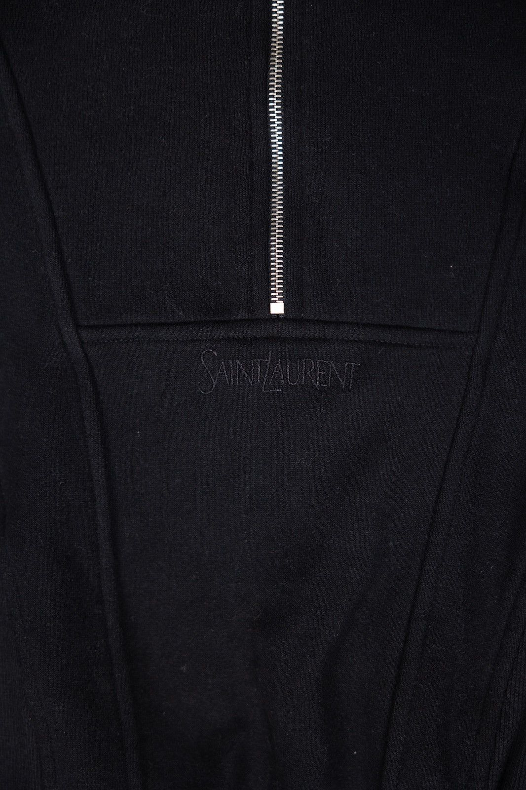 Saint Laurent Paris Saint Laurent Paris Half Zip Cropped Jacket Size XS / US 0-2 / IT 36-38 - 2 Thumbnail