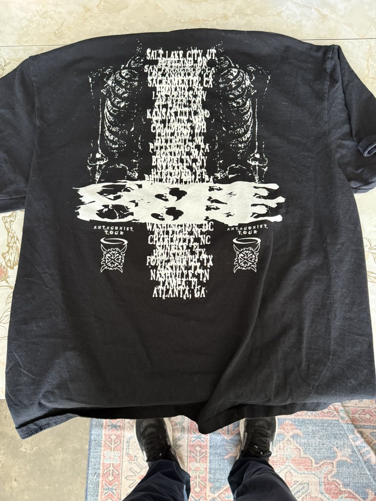 Ken Carson Ken Carson Antagonist Tour VIP Tee Black M Size US L / EU 52-54 / 3 - 2 Thumbnail