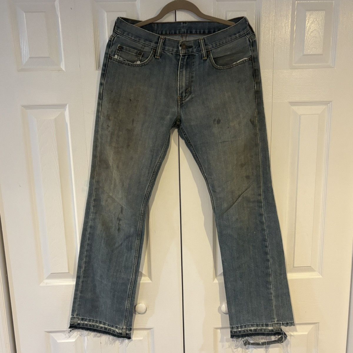 Levi's Levi’s Made in Mexico 510’s Released Hem Sunfaded Jeans Size US 30 / EU 46 - 1 Thumbnail