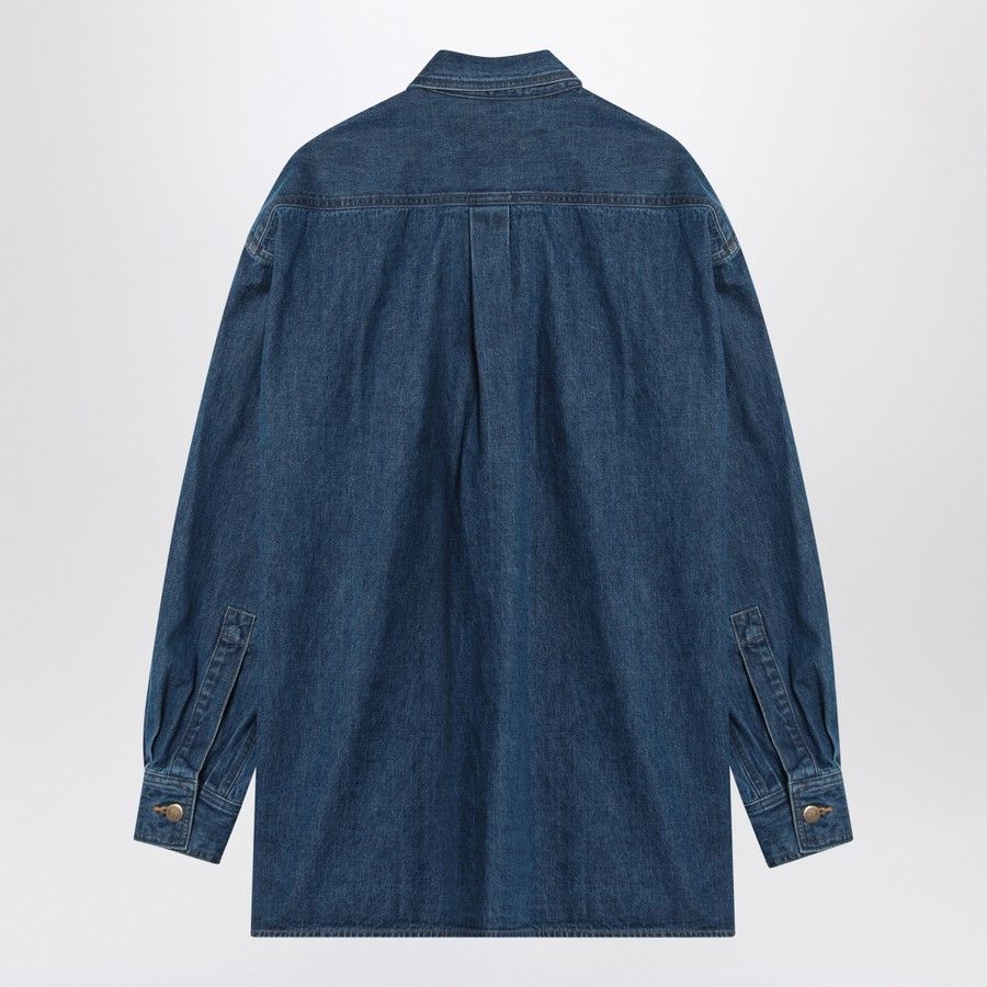 Auralee o1d2blof0725 Denim Shirt in Blue Size US XL / EU 56 / 4 - 2 Thumbnail