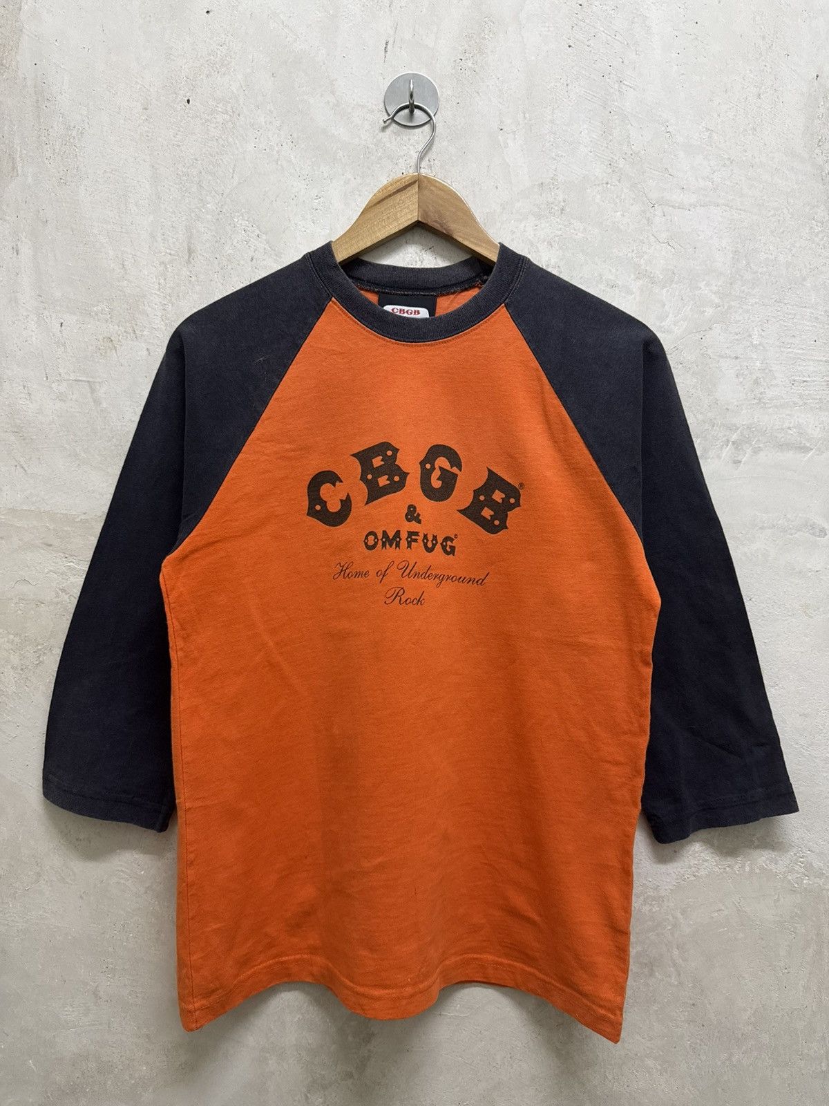 Band Tees Vintage CBGB and OMFUG Raglan Band Tees Made in USA Size US M / EU 48-50 / 2 - 1 Thumbnail