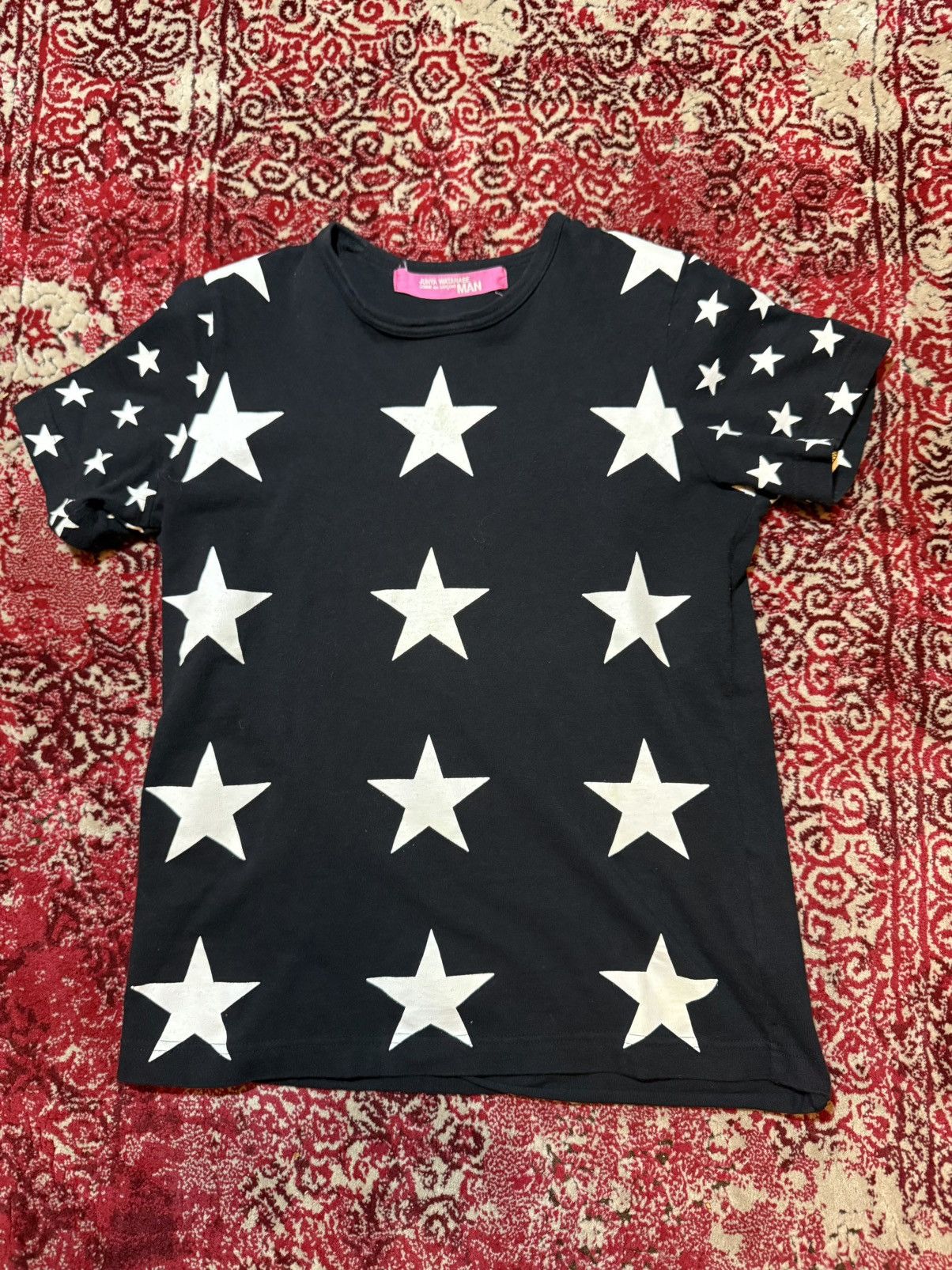 JUNYA WATANABE COMME des GARCONS - JUNYAWATANABE   Tシャツ Junya Watanabe Junya Wantanabe x COMME des Garçons SS02 star shirt