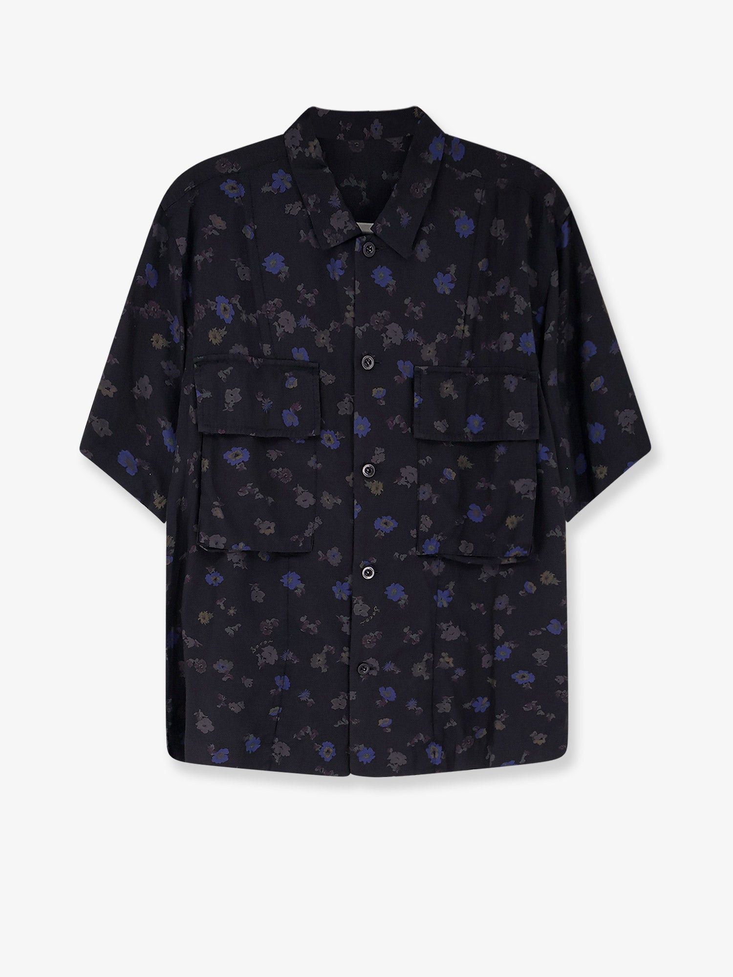 Sacai Sacai Cotton blend shirt with floral print Tag Size 3 Men - USA Tariffs Included Size US L / EU 52-54 / 3 - 1 Thumbnail