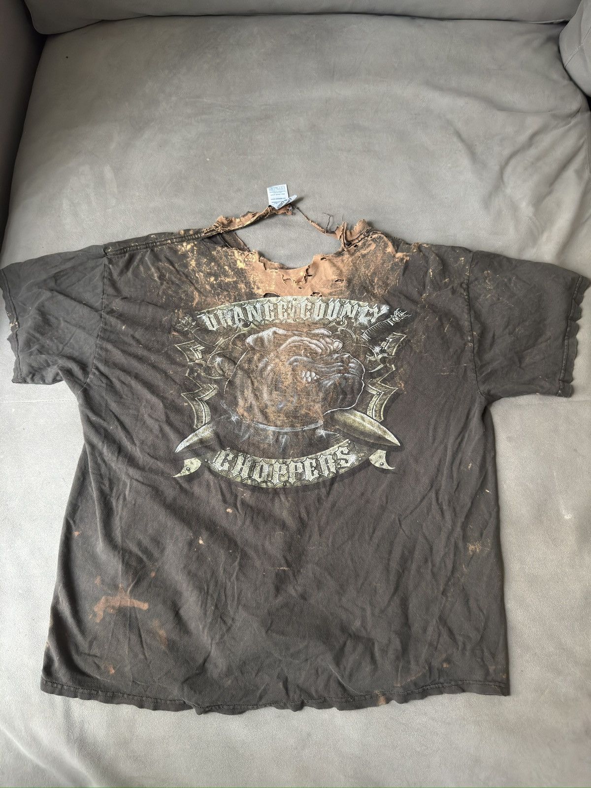 Vintage Vintage Distressed Graphic Tee Size US XL / EU 56 / 4 - 3 Thumbnail