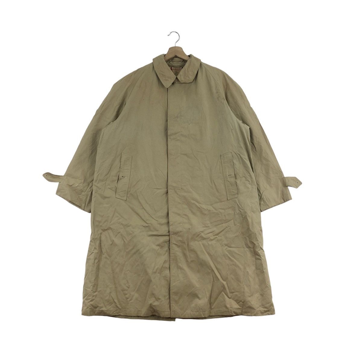 Vtg BURBERRY COMMANDER II Nova Checks Trench Coat Parka
