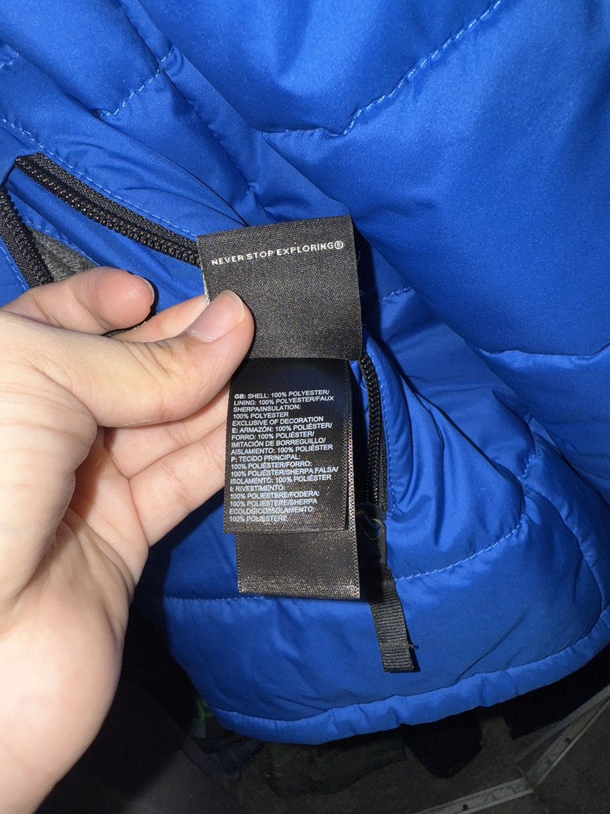 The North Face North Face Boys 18/20 XL Blue and Black Jacket Size US XL / EU 56 / 4 - 10 Thumbnail
