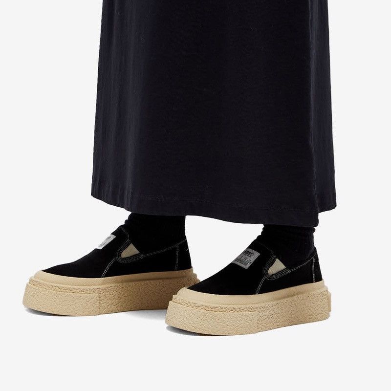 MM6 × Maison Margiela MM6 Maison Margiela Slide On Platform Sneakers in Black Size US 7 / IT 37 - 2 Thumbnail
