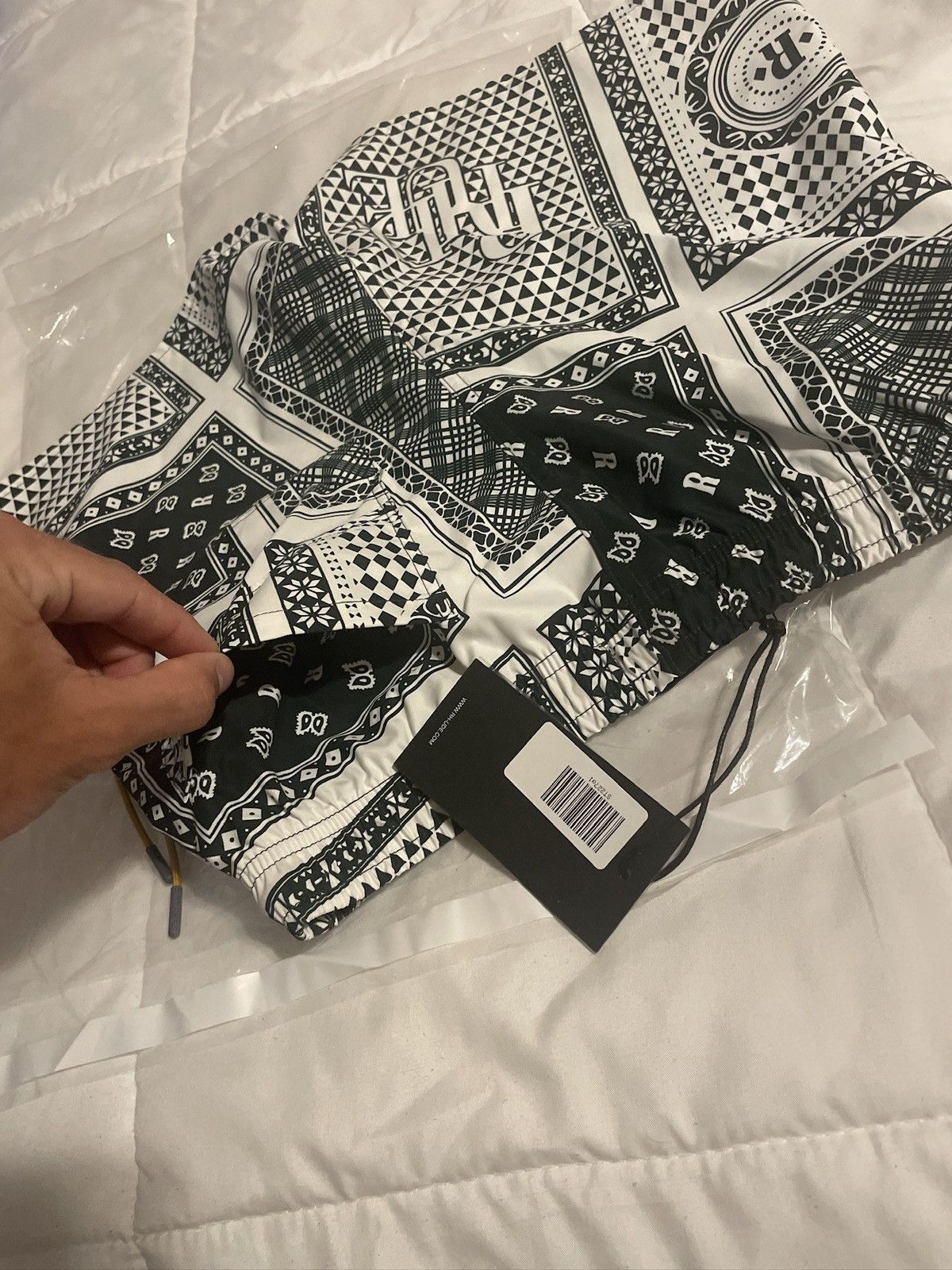 Rhude Rhude Paisley Green Bandana Shorts / swim trunks Men Small Size US 30 / EU 46 - 3 Thumbnail