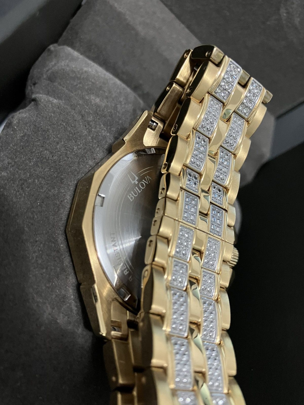 Bulova Bulova Octava Crystal Gold Watch Size ONE SIZE - 4 Thumbnail
