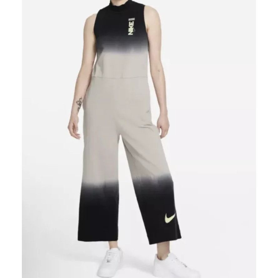 Nike Nike Womens Wide Leg Overalls Size XL Ombre Sporty Athletic Size 40" / US 18 - 1 Thumbnail