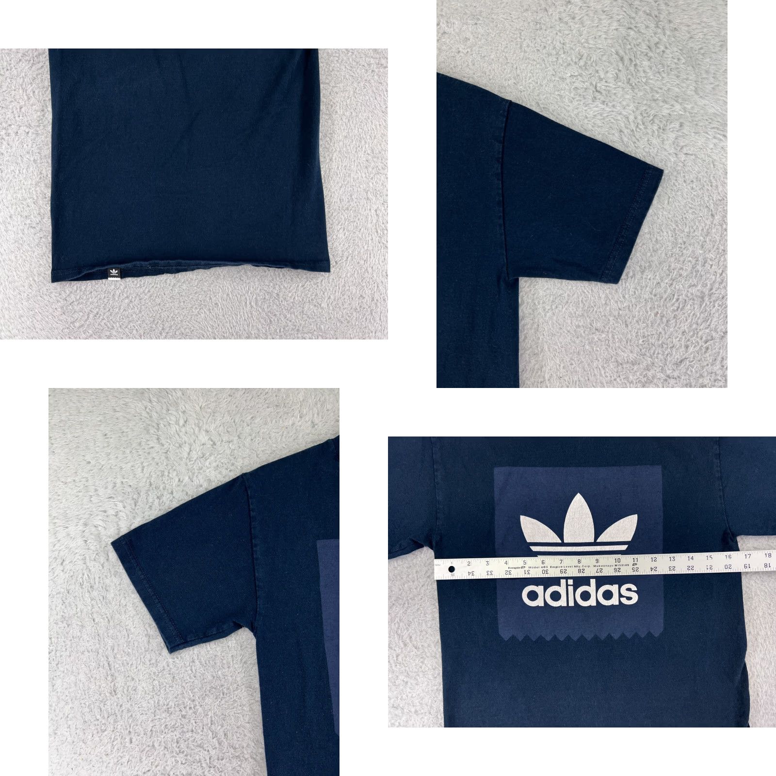 Adidas Adidas Shirt Mens Small Blue White Graphic Print Trefoil Logo Short Sleeve Crewneck T-Shirt - Regular Fit, 100% Cotton Size US S / EU 44-46 / 1 - 8 Thumbnail