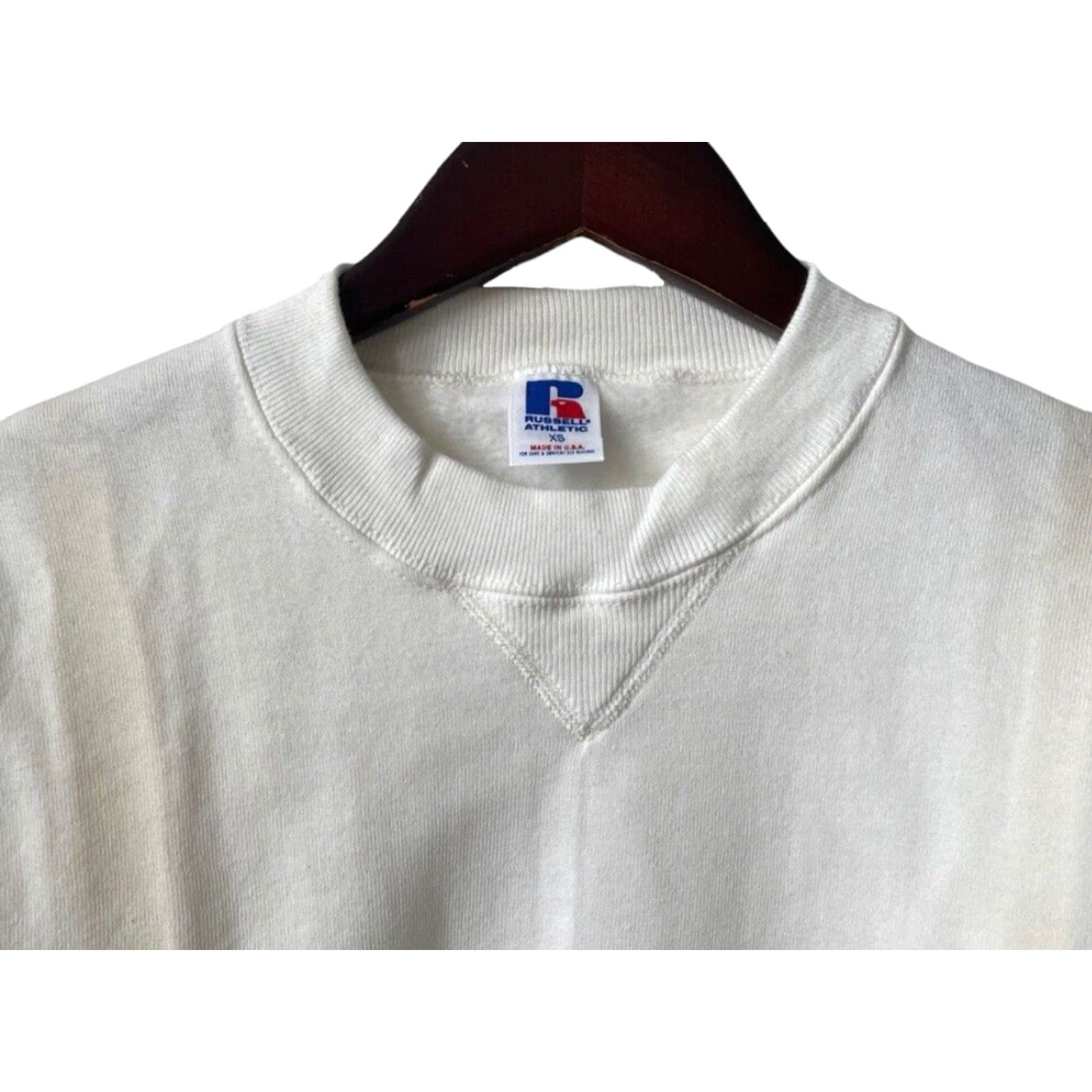 Russell Athletic VINTAGE Russell Athletic Sweatshirt Mens XS Crewneck 90s White Deadstock NWT USA Size US XS / EU 42 / 0 - 4 Thumbnail