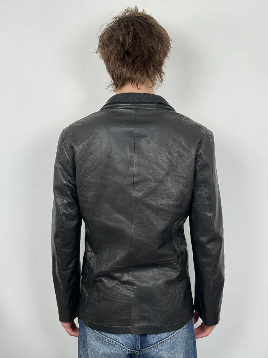 Armani Collezioni 2000s Armani Faded Black Layered Blazer Jacket Size US M / EU 48-50 / 2 - 3 Thumbnail